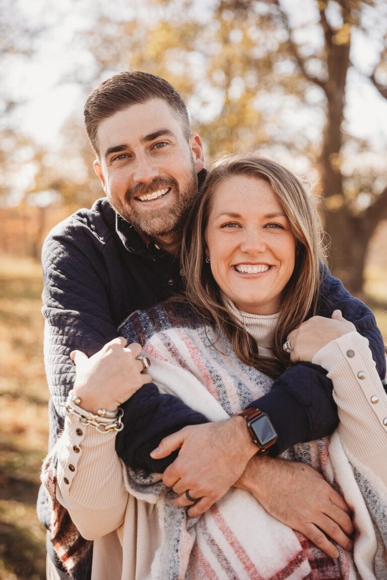 Author Stacy Miles and husband.  She is a former teacher, early interventionist, turned self-directed homeschool mom.  She is the mother of a child with PDA. 