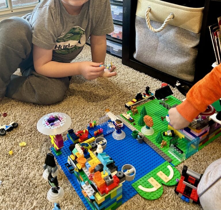 Building a Lego town, special interest