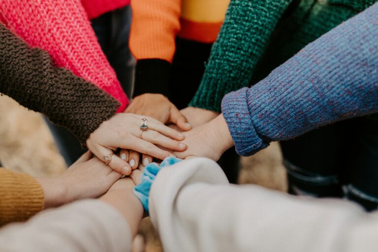 Kids hands together in community-Social Studies Self-directed learning ideas