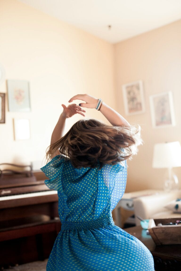 Child dancing-Movement and Music Self-directed learning ideas